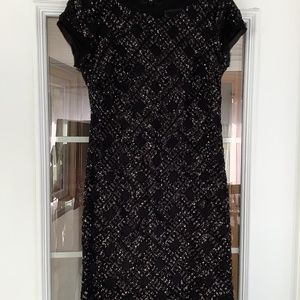 Black sequins formal dress